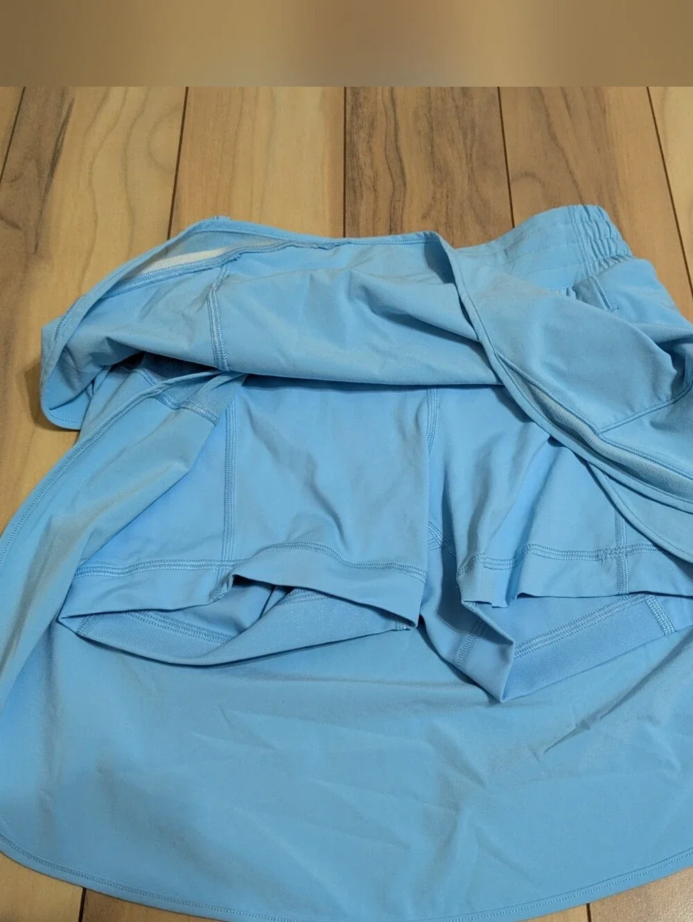 EUC! Lululemon Hotty Hot High Rise Skirt In Light Blue Size 4